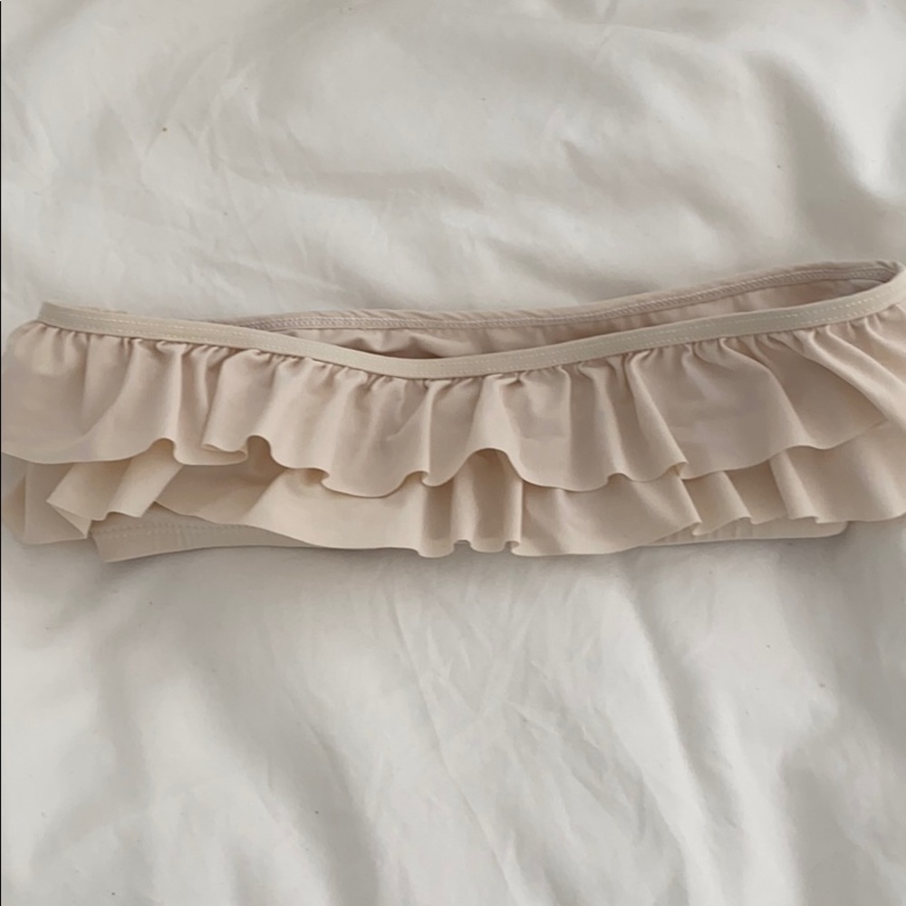 Boys + Arrows Ruffle Bandeau Bikini Top